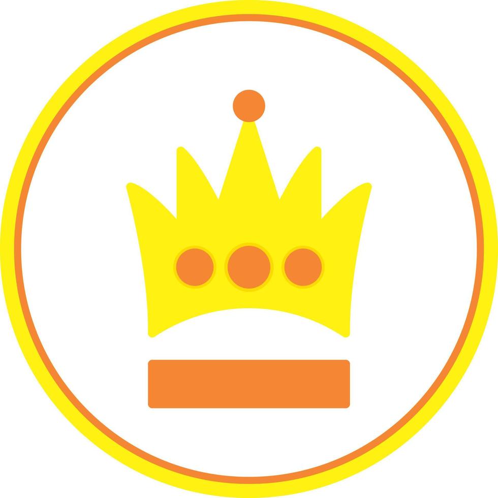 Crown Vector Icon Design