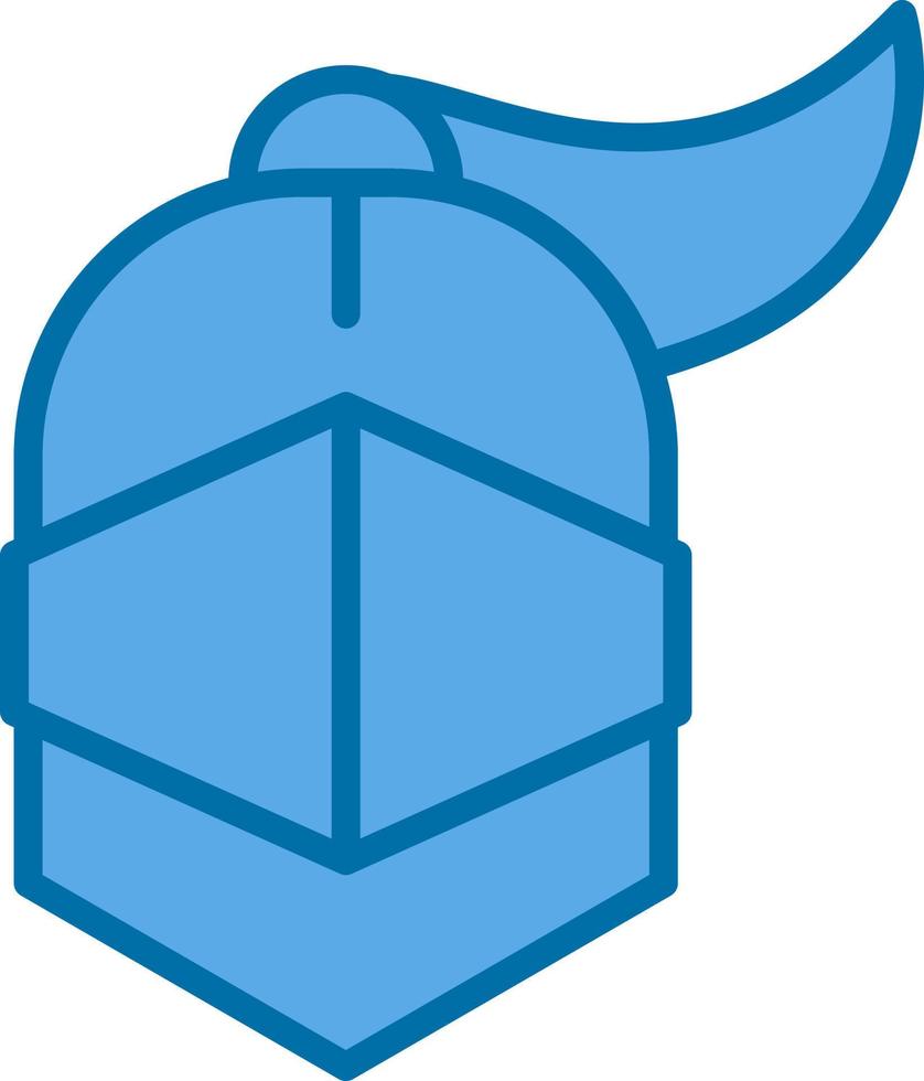 Armor Helmet Vector Icon Design