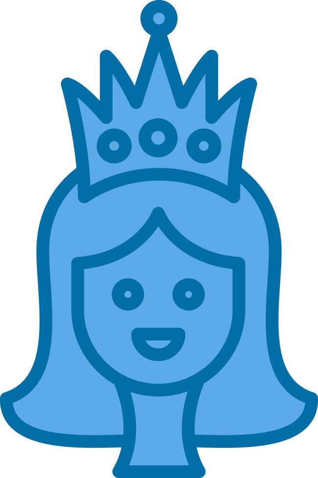diseño de icono de vector de princesa