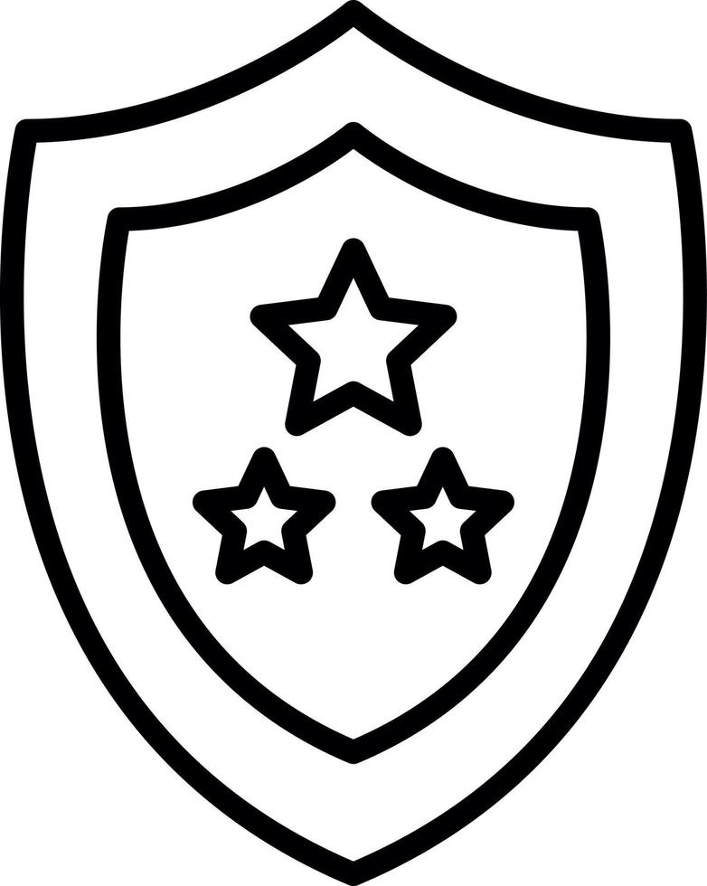 Crest Vector Icon Design