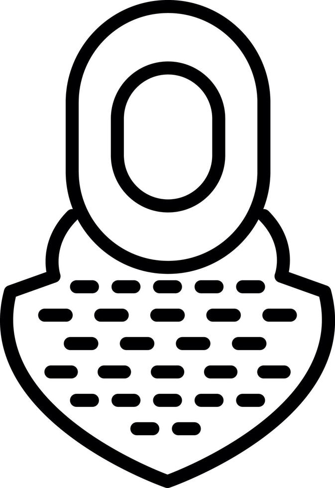 Chainmail Vector Icon Design