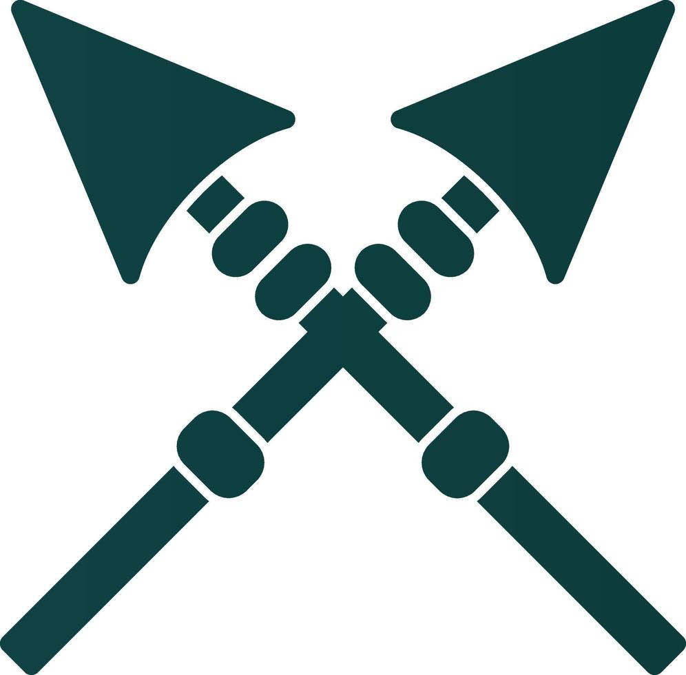 Lance Vector Icon Design