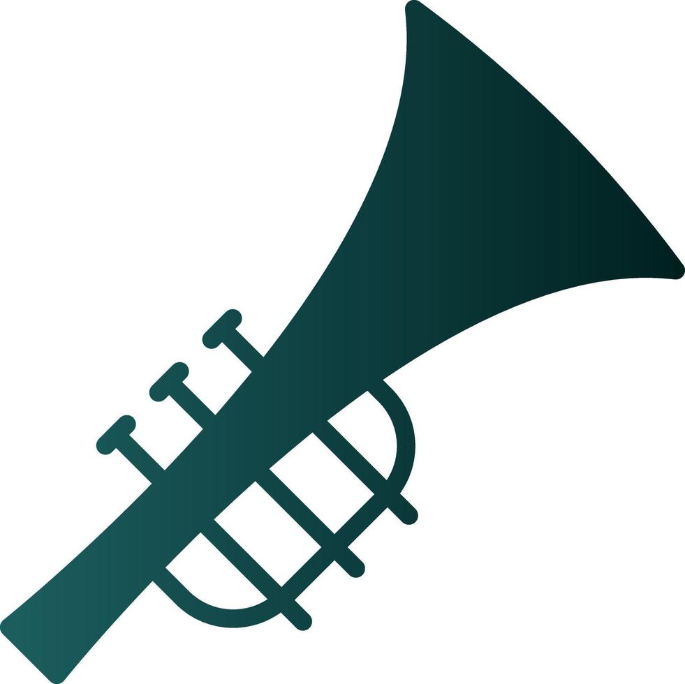 Trumpet Vector Icon Design