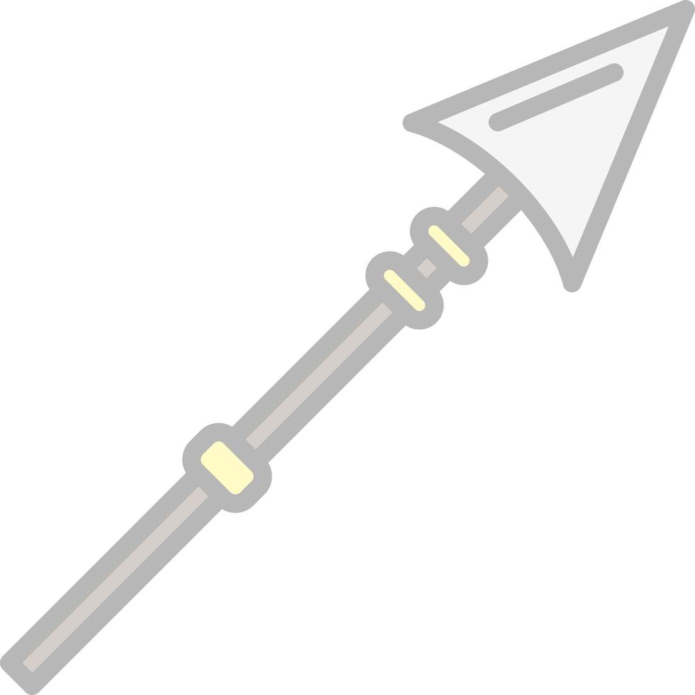 Spear Vector Icon Design