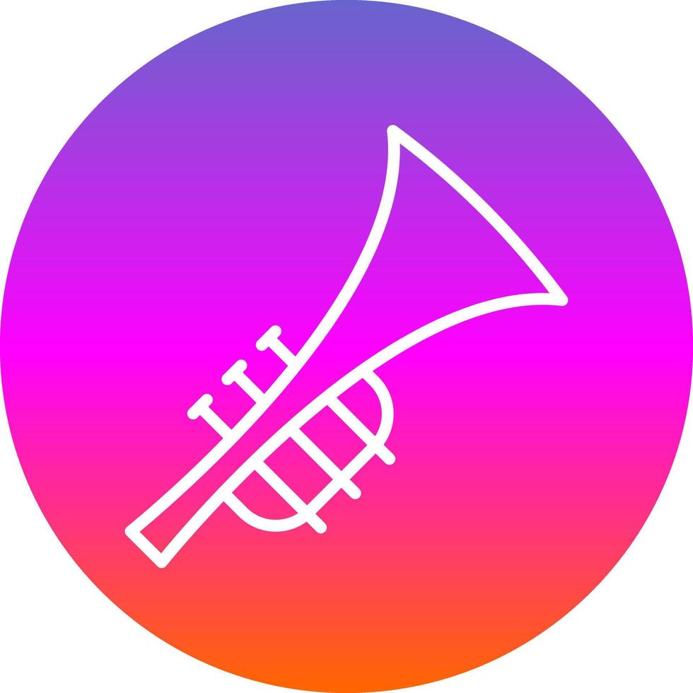 Trumpet Vector Icon Design