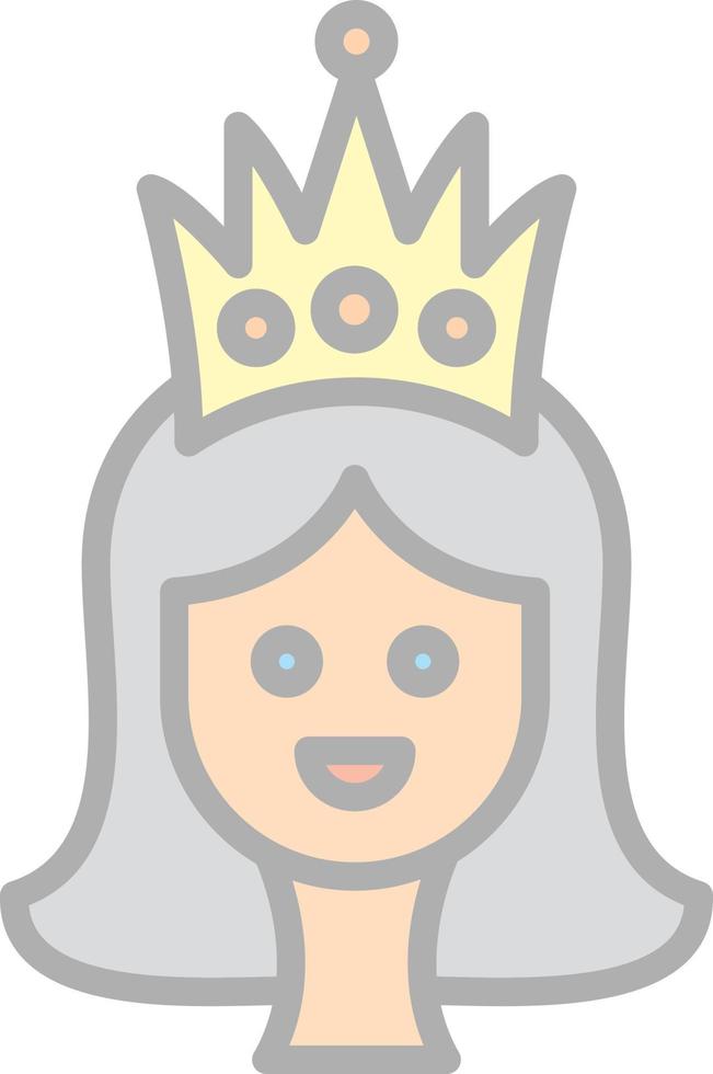 Princess Vector Icon Design