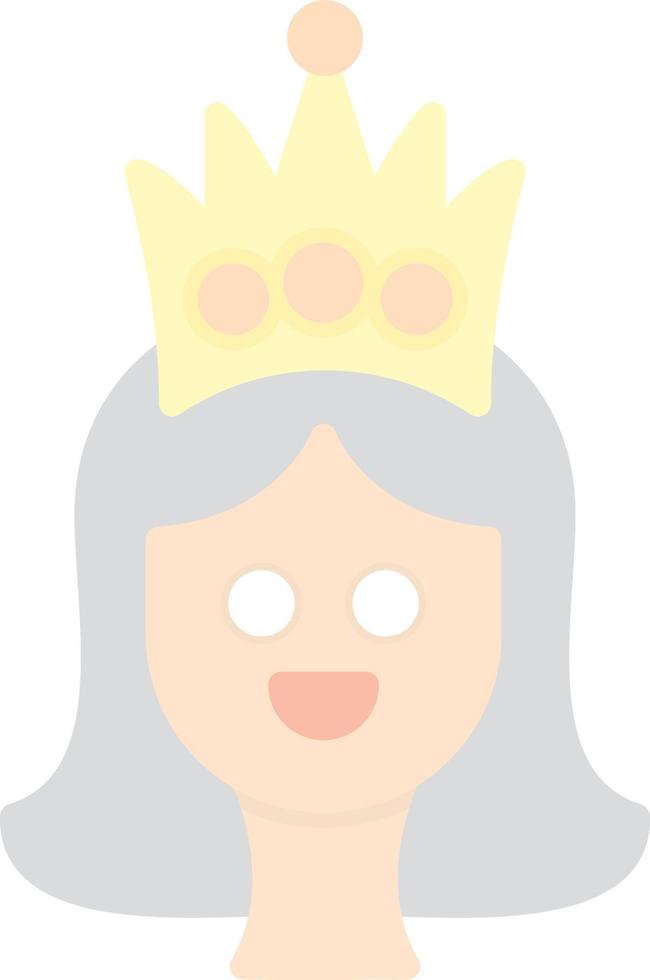 diseño de icono de vector de princesa