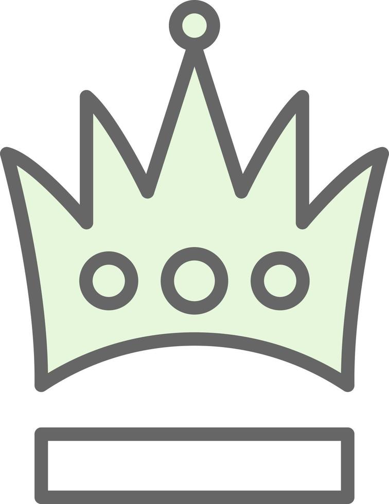 diseño de icono de vector de corona