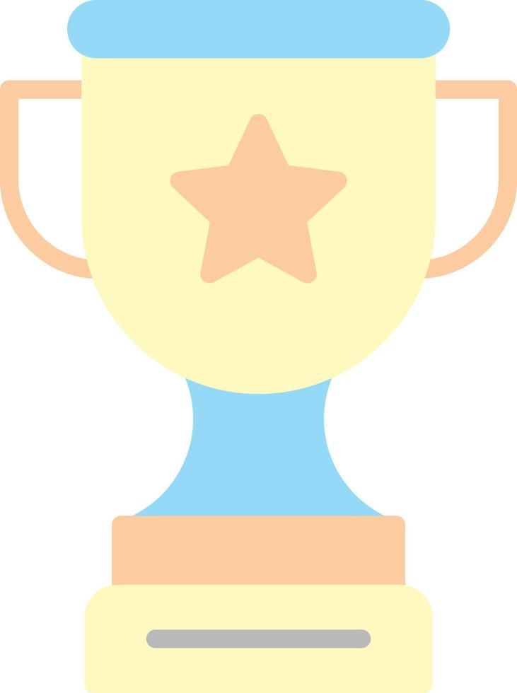 Gold Cup Vector Icon Design