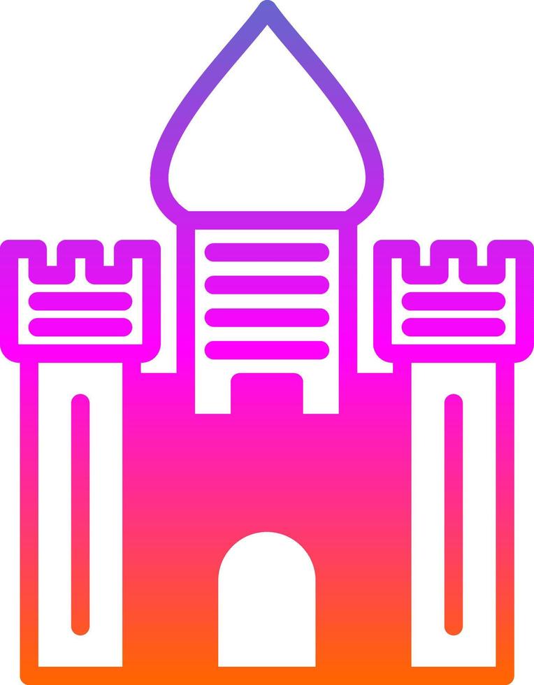 Castle Vector Icon Design