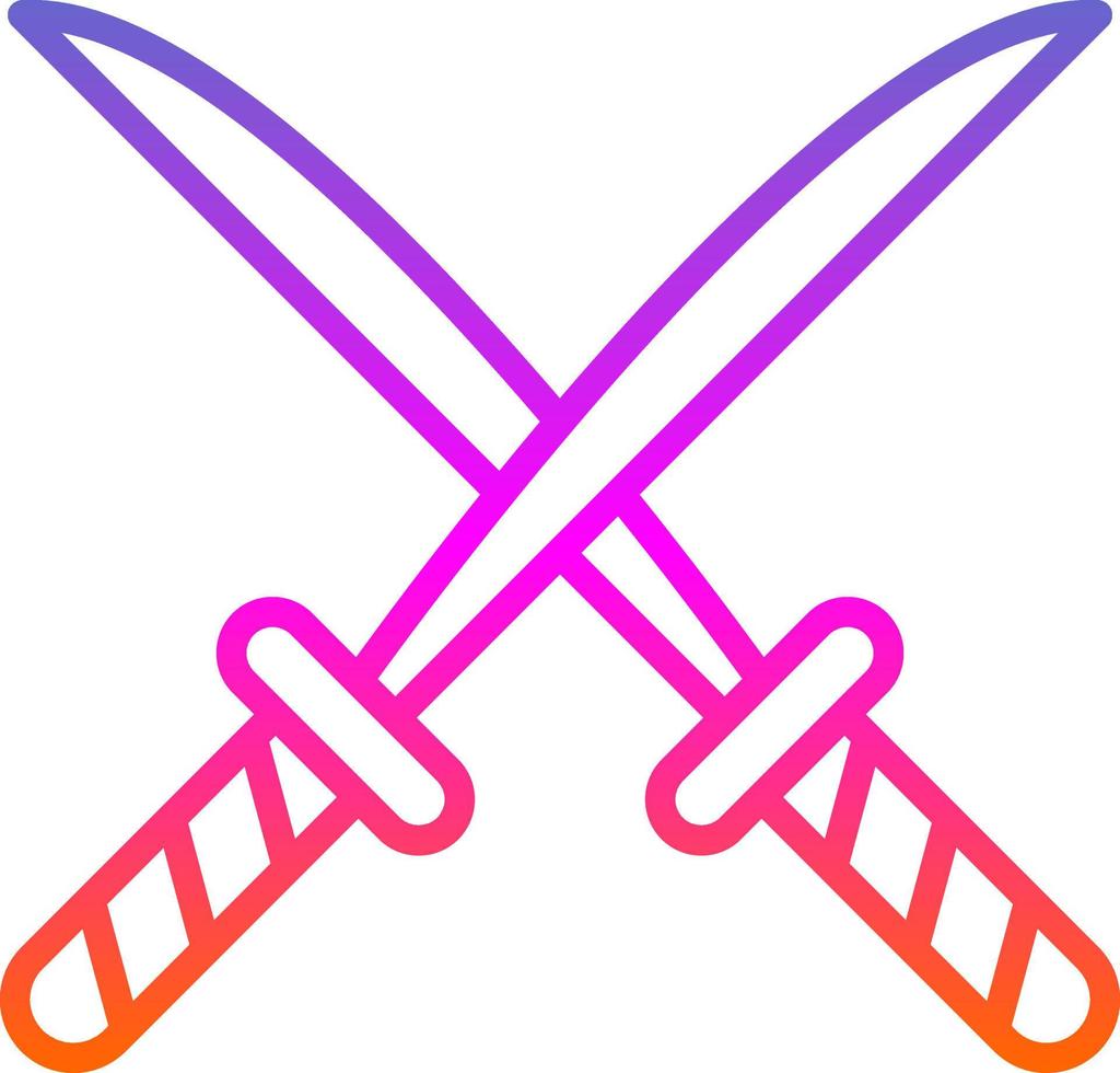 Rapier Vector Icon Design