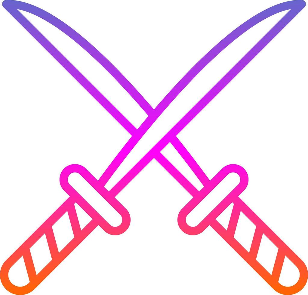 Rapier Vector Icon Design