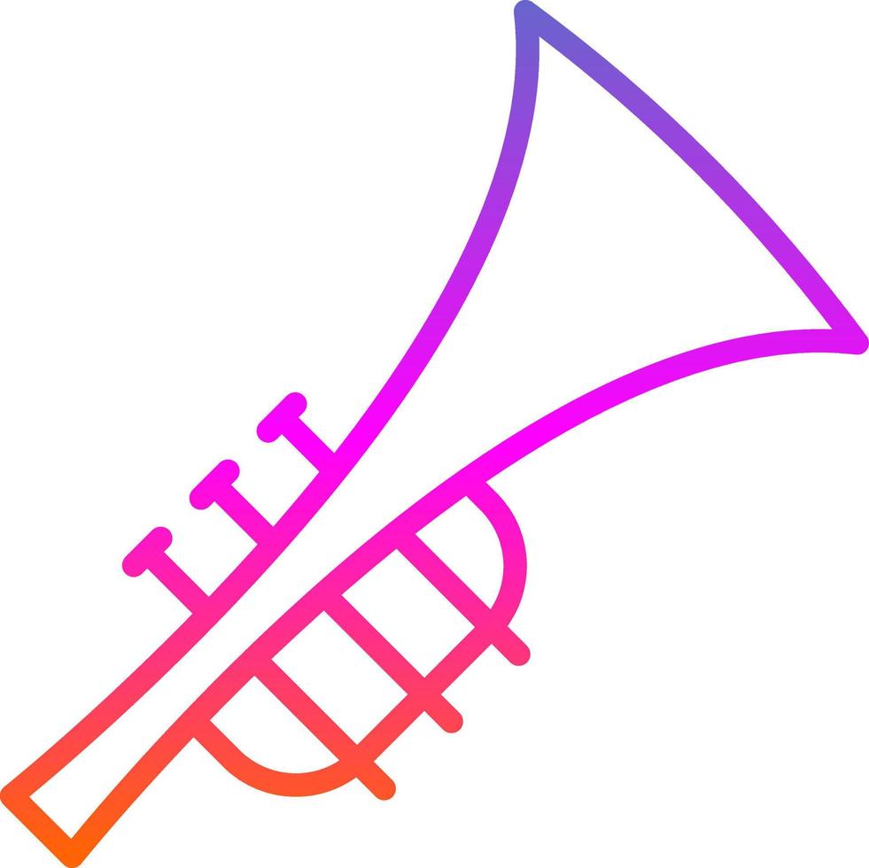 Trumpet Vector Icon Design