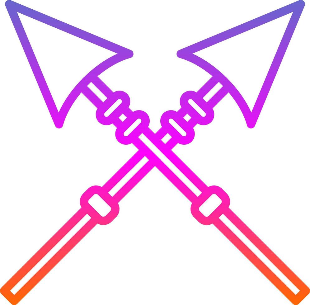 Lance Vector Icon Design