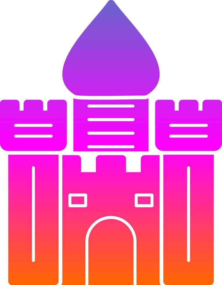 Castle Vector Icon Design