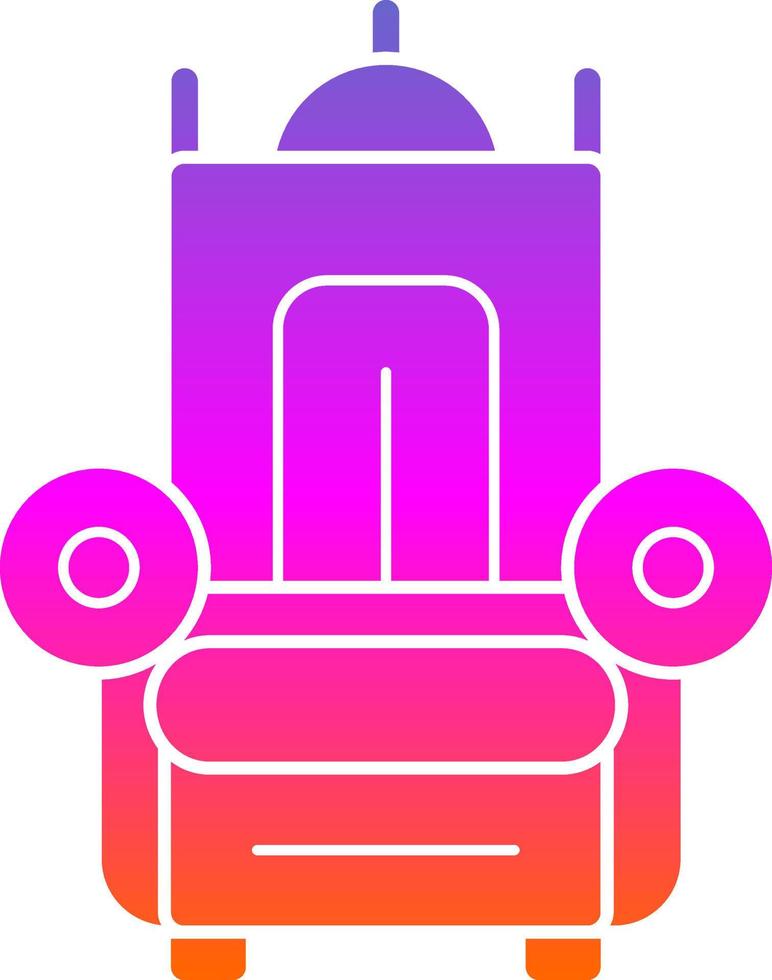 Throne Vector Icon Design