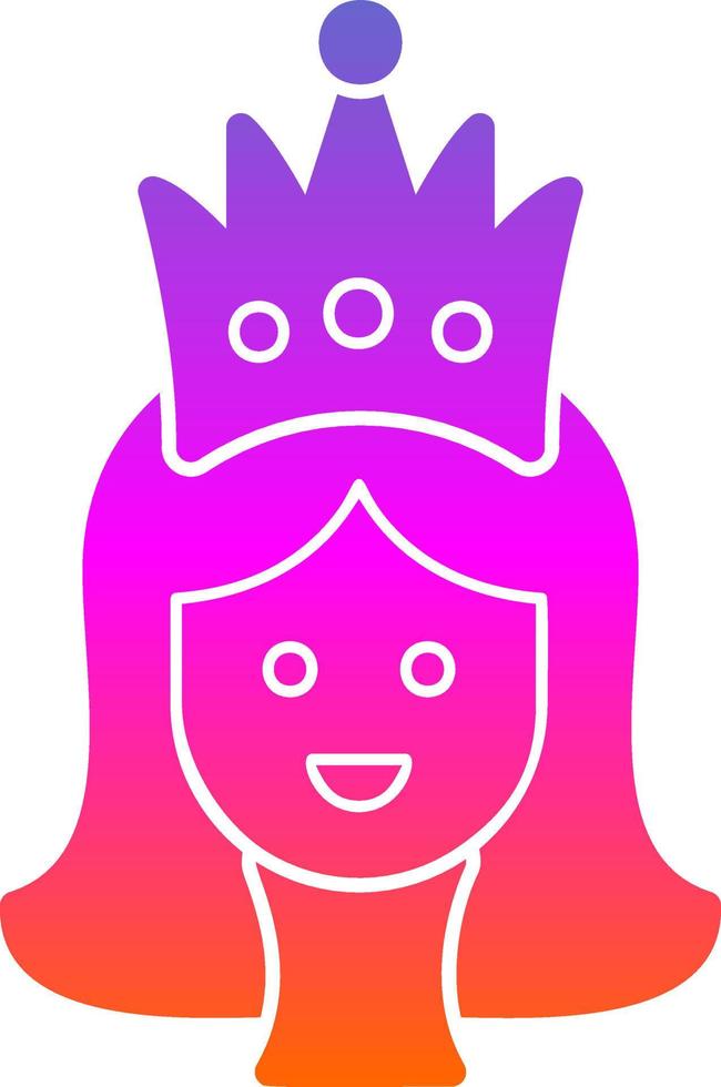 Princess Vector Icon Design