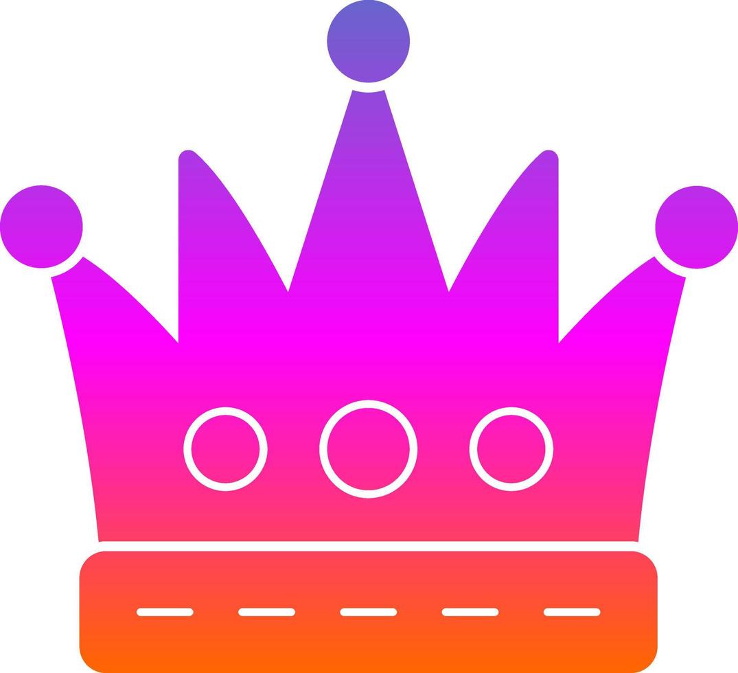 diseño de icono de vector de corona de rey