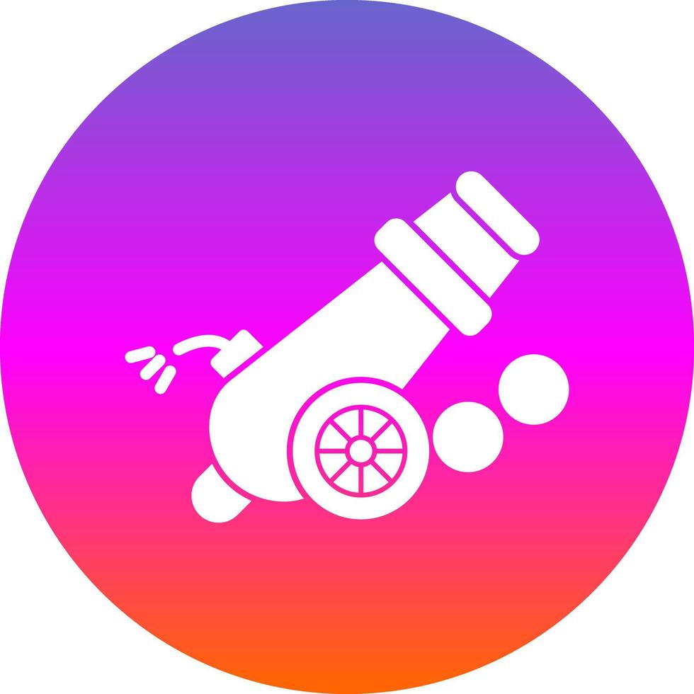 Cannon Vector Icon Design