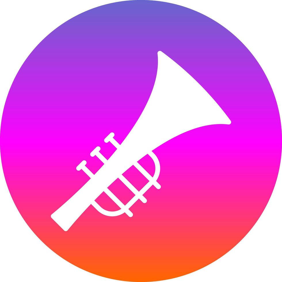 Trumpet Vector Icon Design