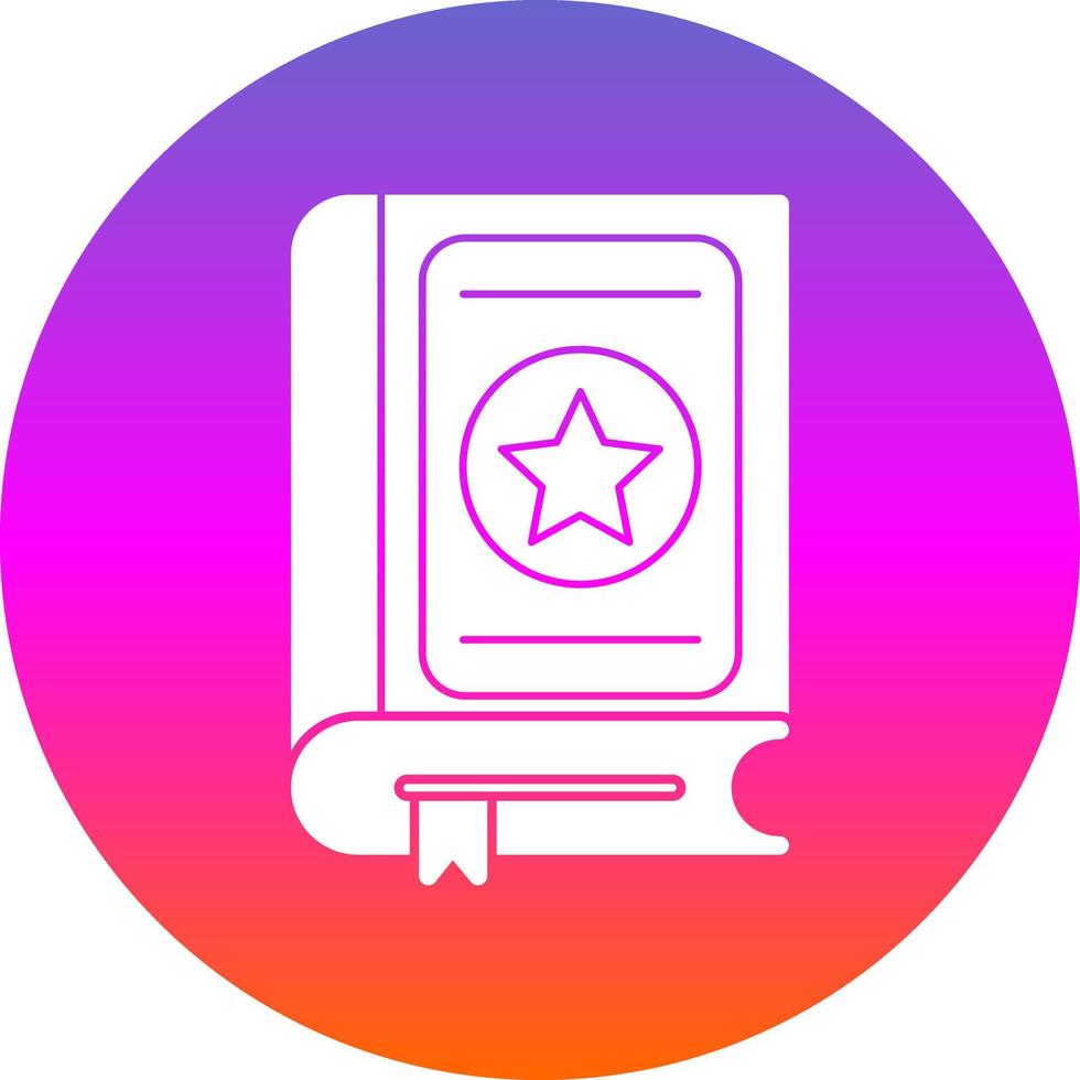 Spellbook Vector Icon Design