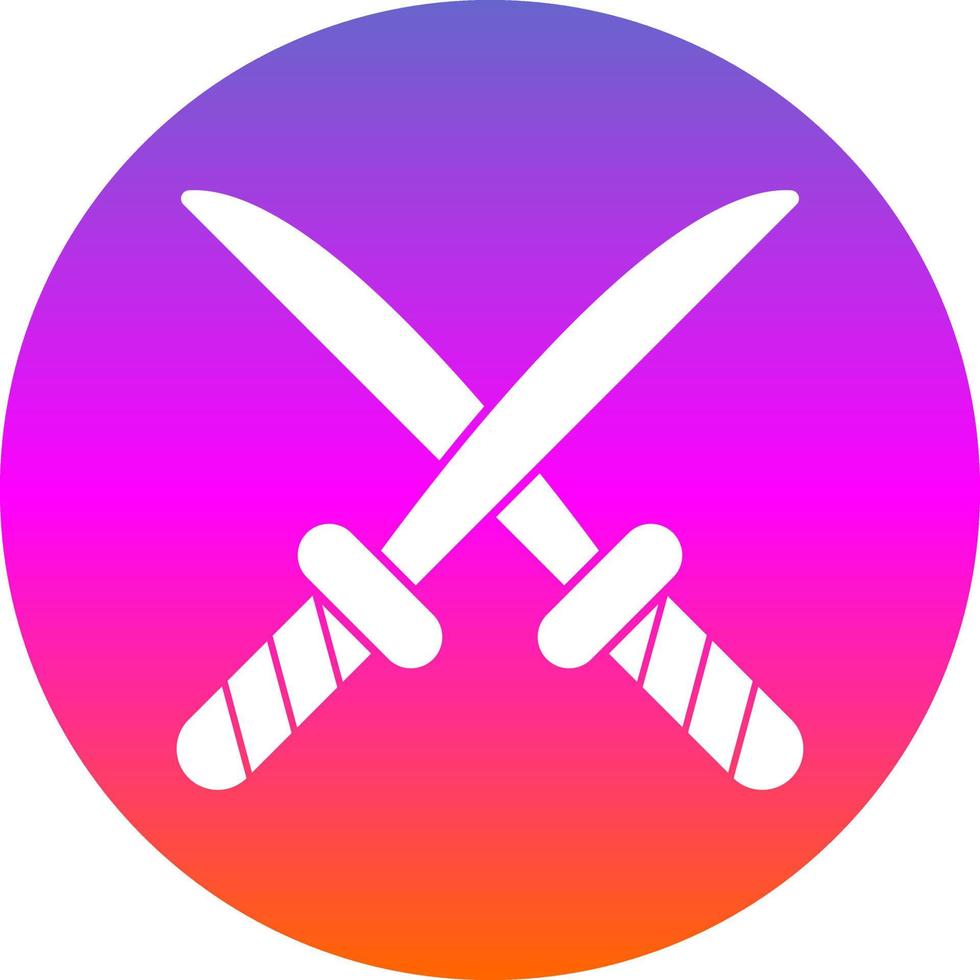 Rapier Vector Icon Design