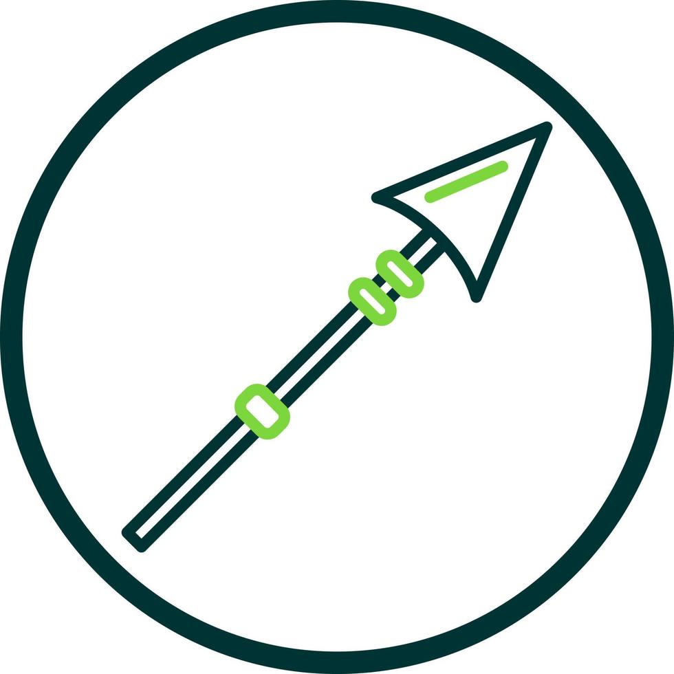 Spear Vector Icon Design