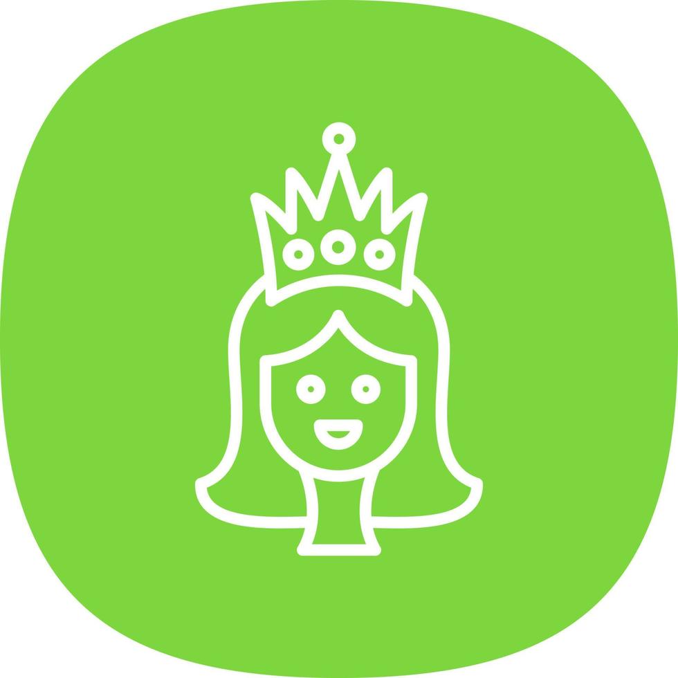 Princess Vector Icon Design