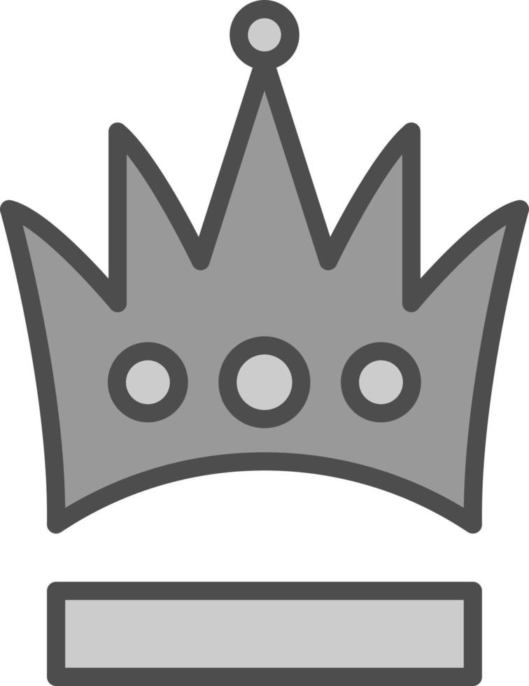 diseño de icono de vector de corona