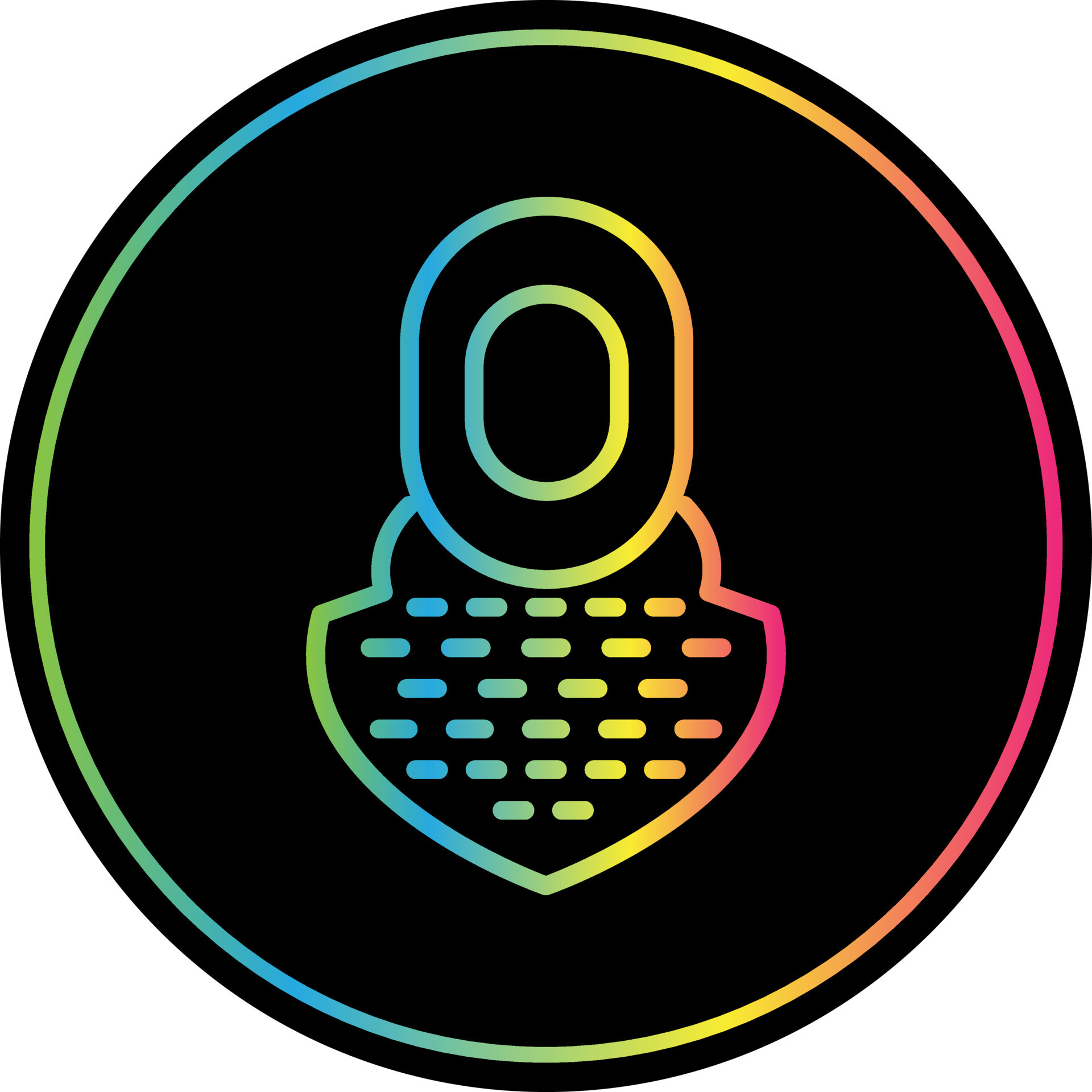 Chainmail Vector Icon Design 16985063 Vector Art at Vecteezy