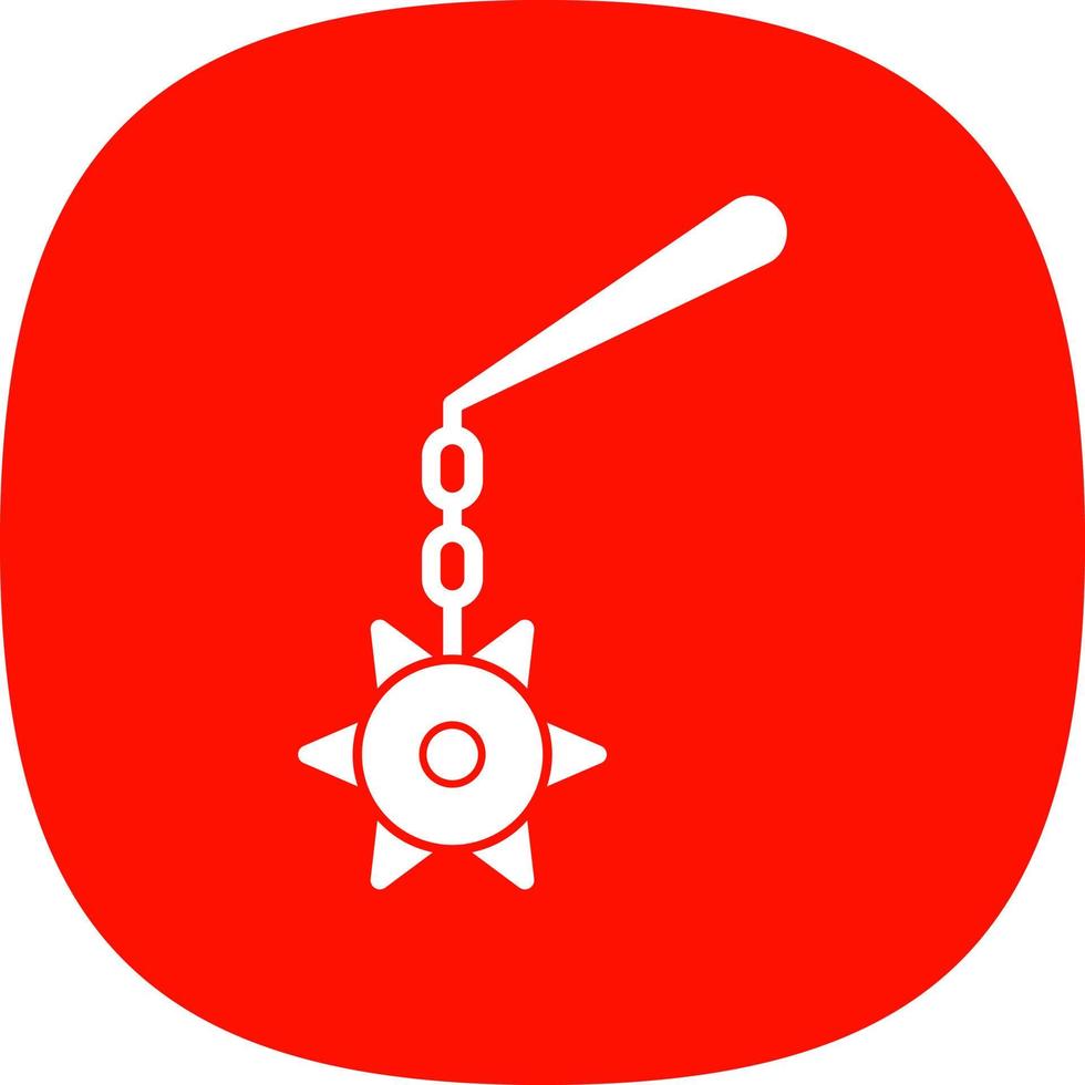 Mace Vector Icon Design