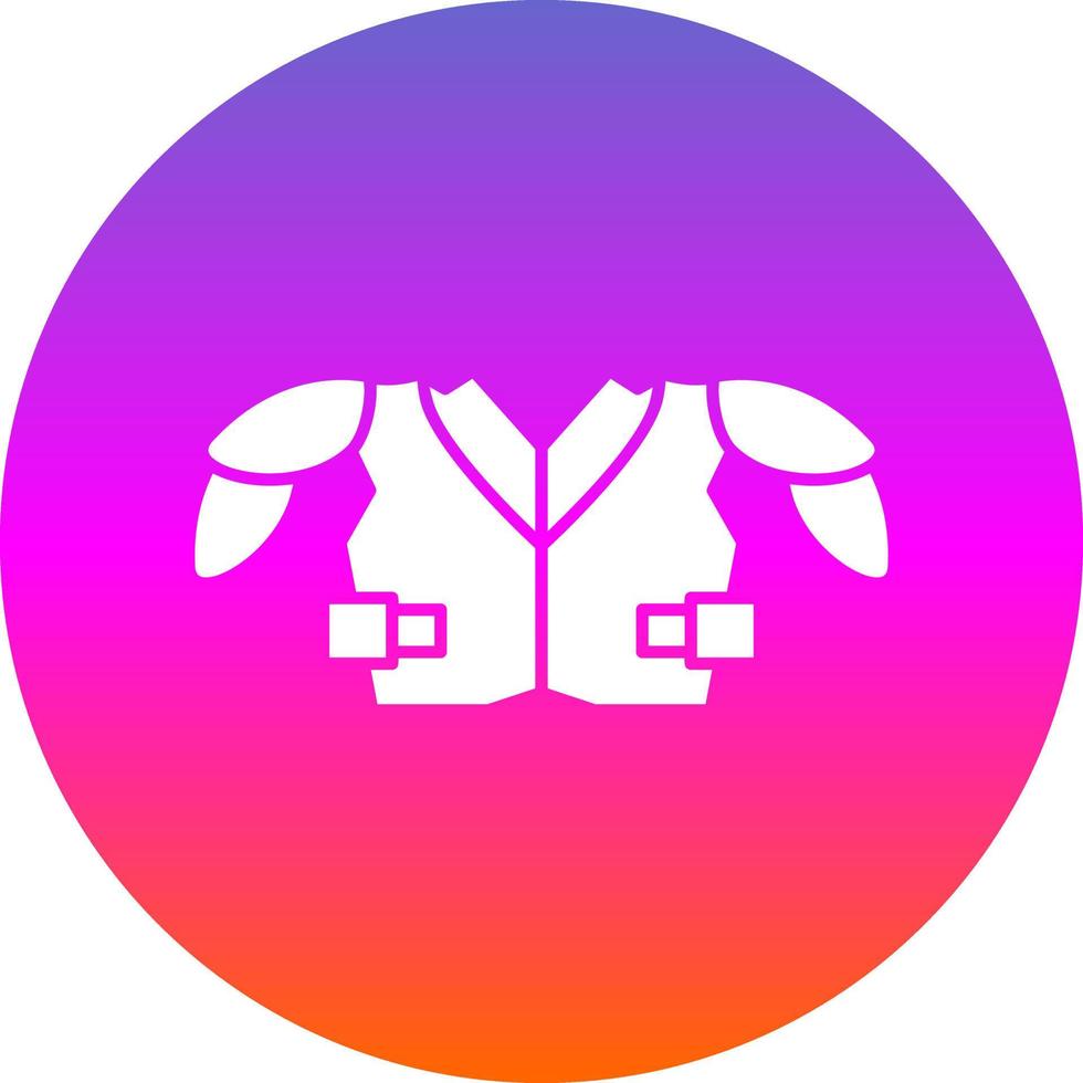 Shoulder Pads Vector Icon Design