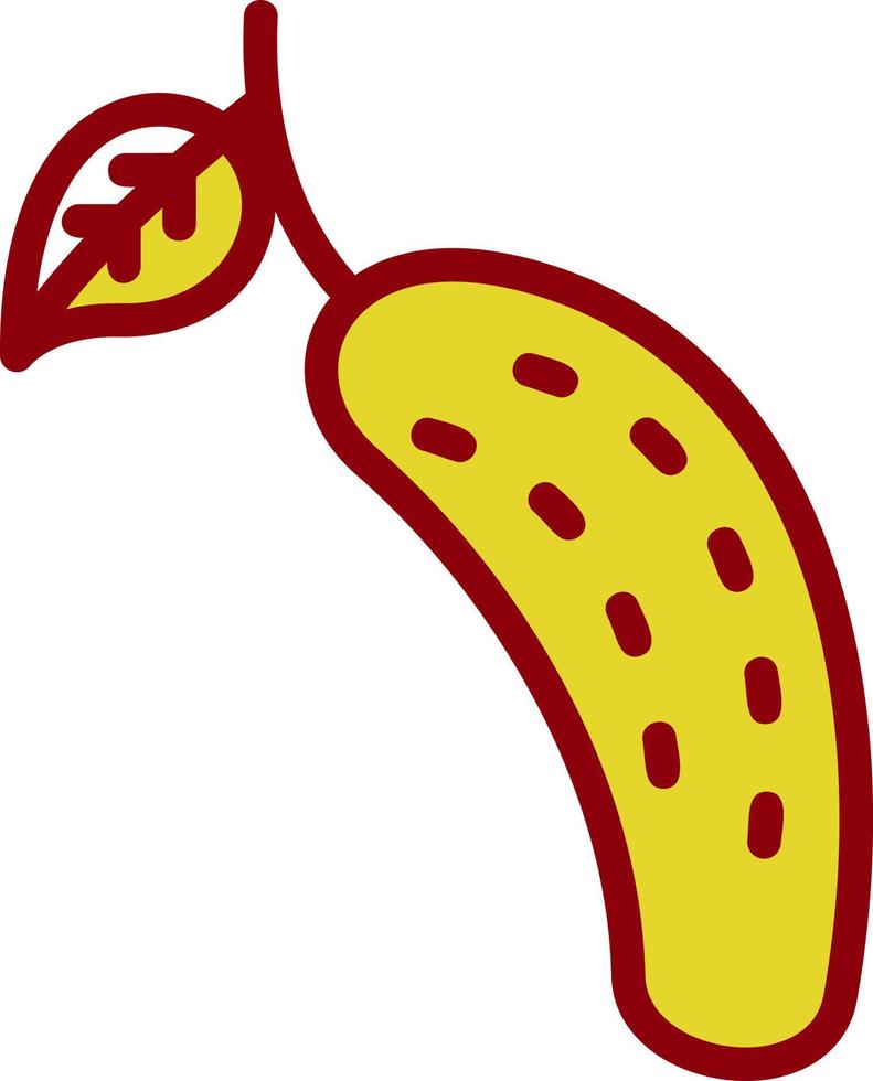 diseño de icono de vector de pepino