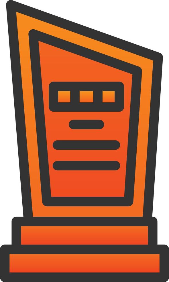 Trophy Vector Icon Design