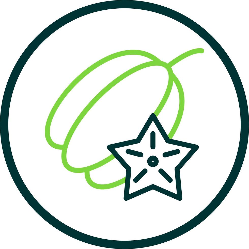 Carambola Vector Icon Design