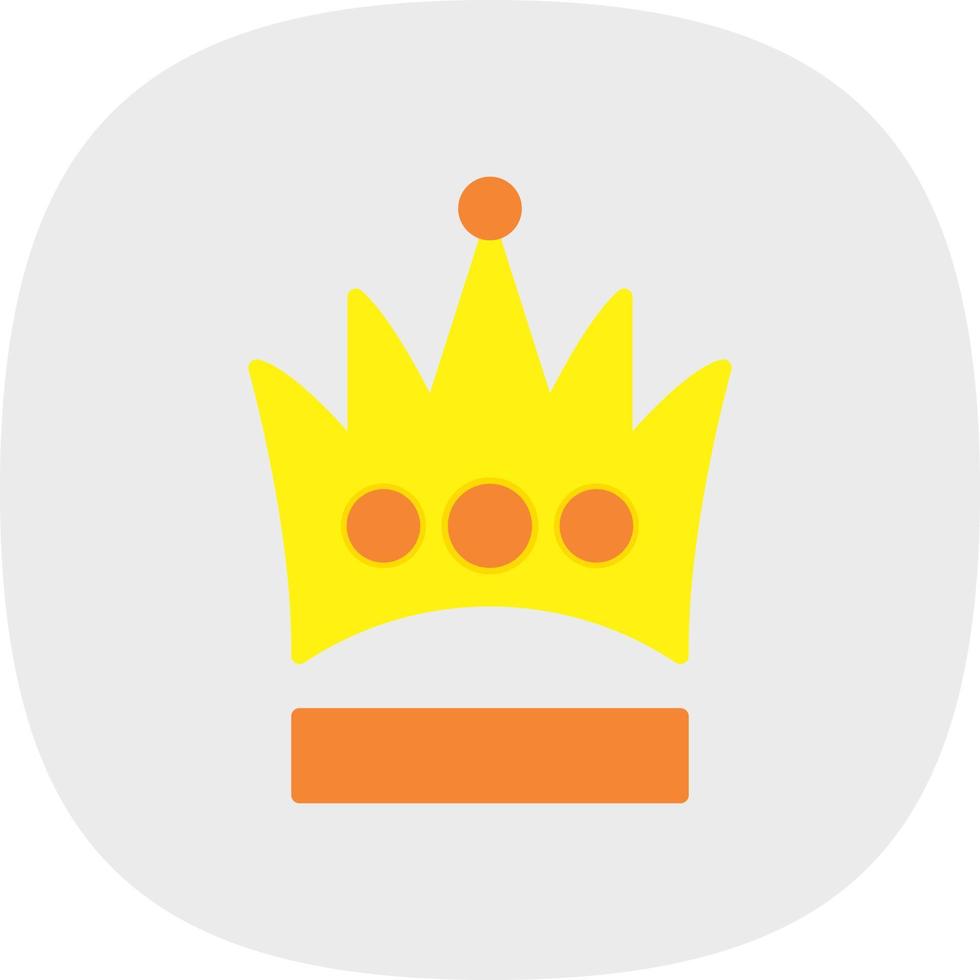 diseño de icono de vector de corona