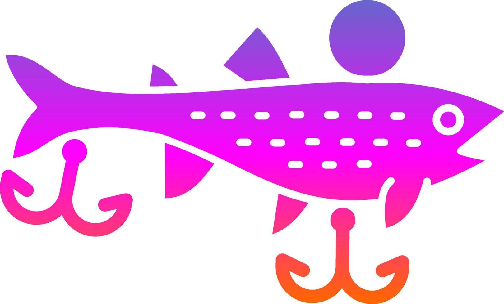 diseño de icono de vector de cebos de pesca