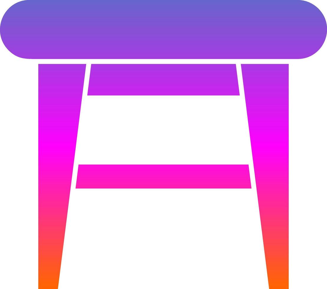 Stool Vector Icon Design