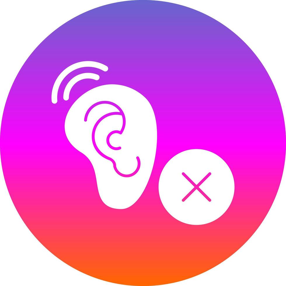 Deaf Vector Icon Design