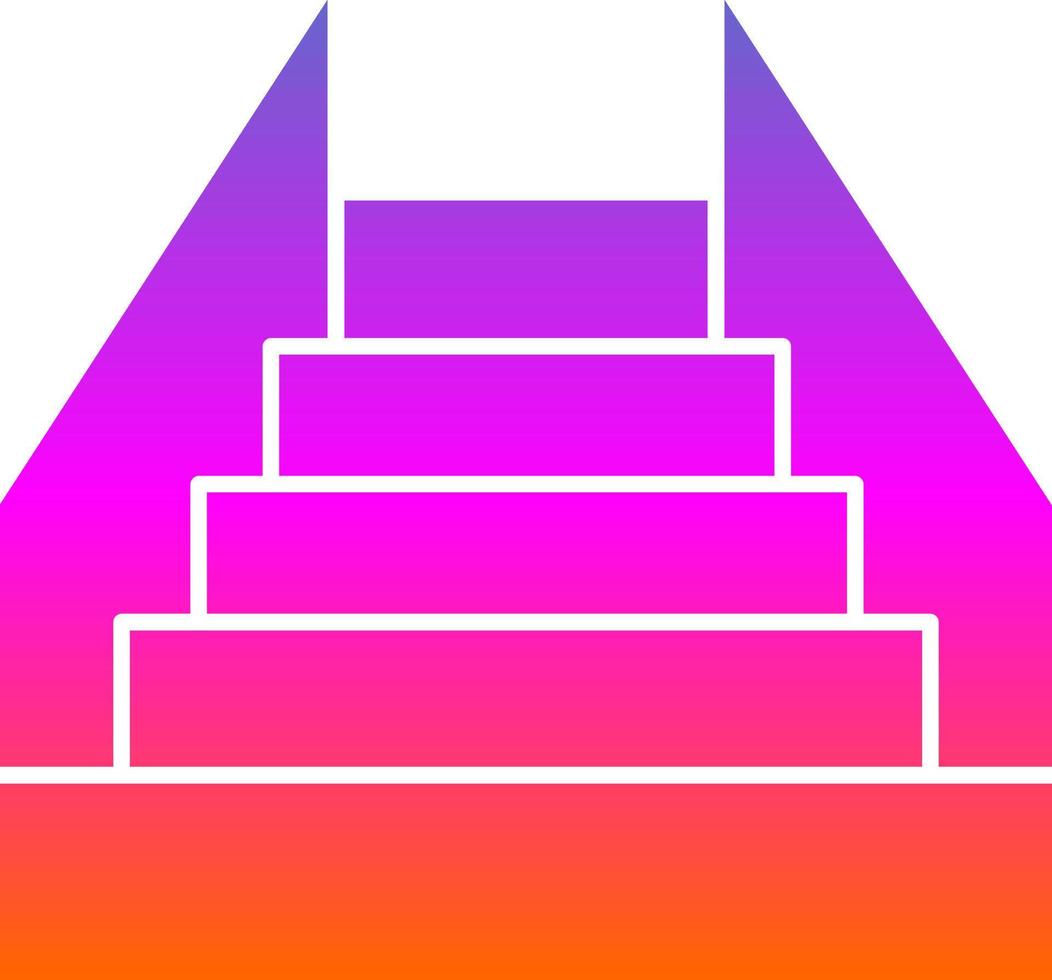 Stair Vector Icon Design