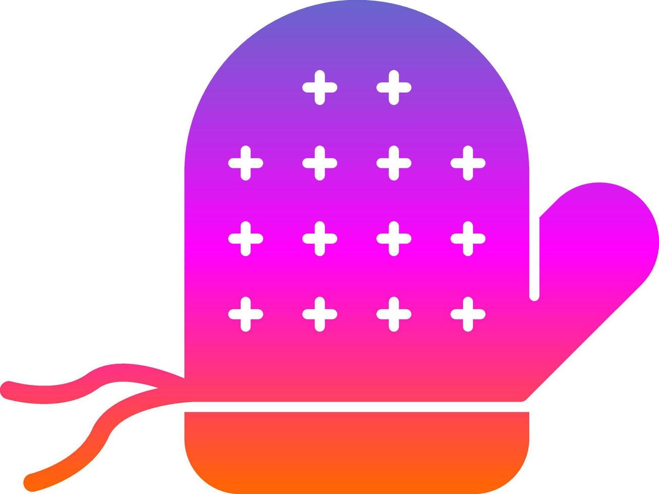 Oven Mitts Vector Icon Design