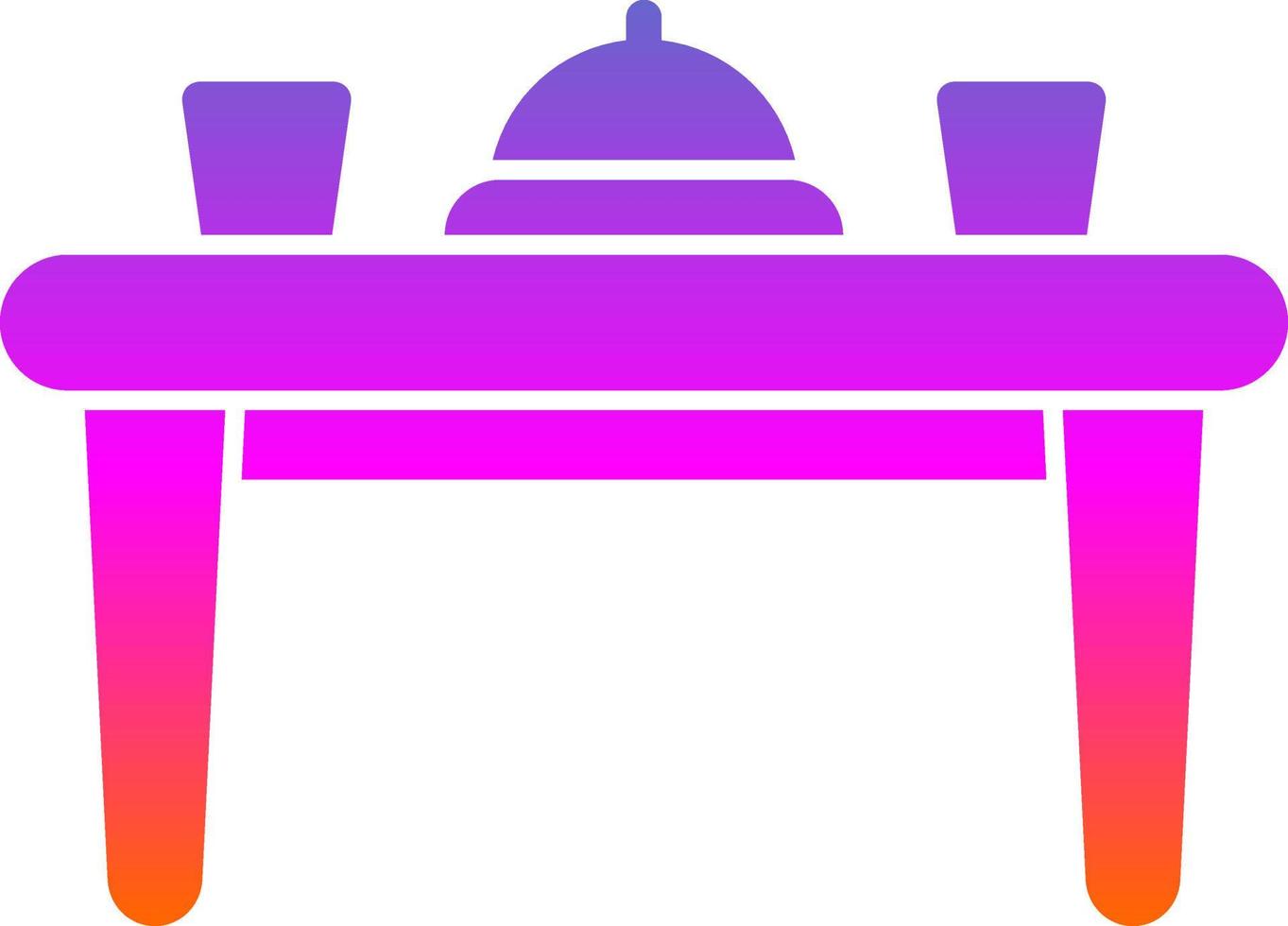 diseño de icono de vector de mesa