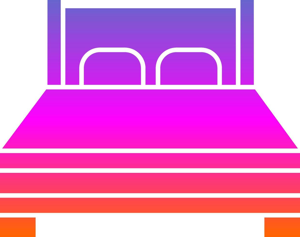 Bed Vector Icon Design
