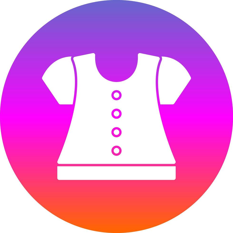 diseño de icono de vector de blusa