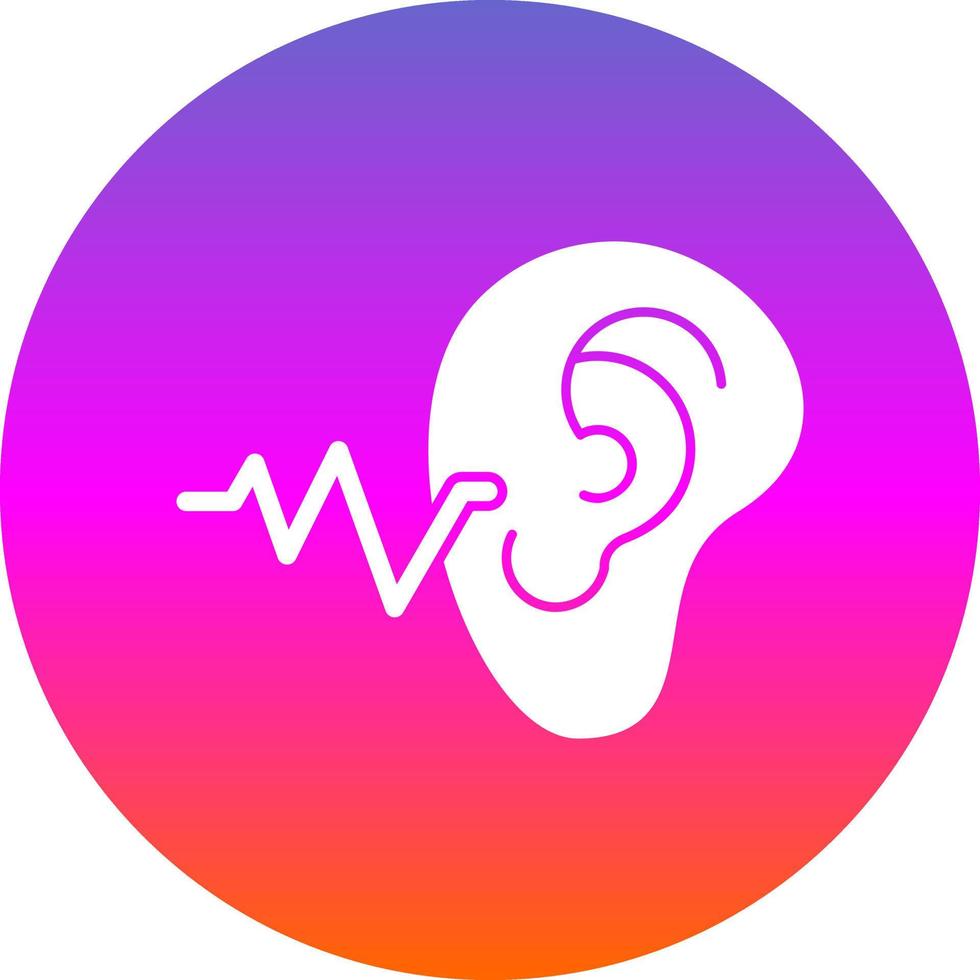 Hearning Test Vector Icon Design