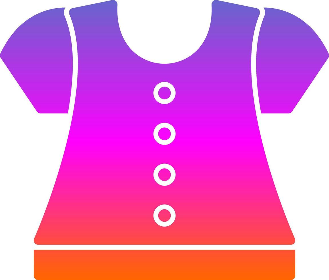 Blouse Vector Icon Design