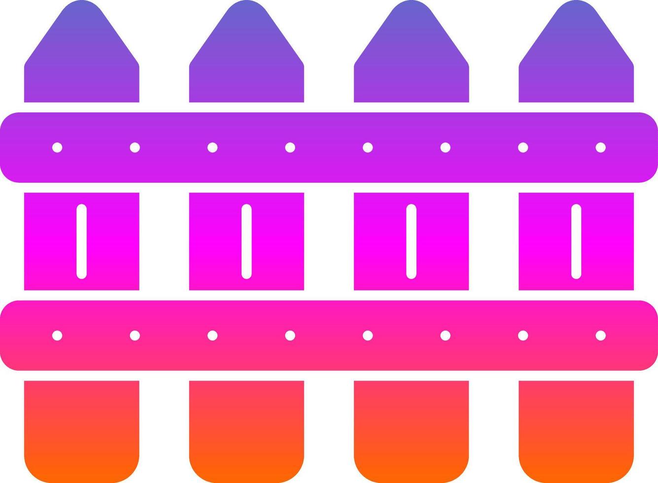 Fence Vector Icon Design