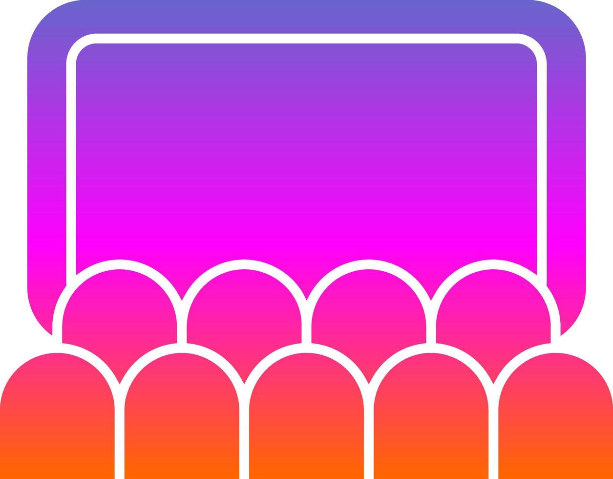 Auditorium Vector Icon Design