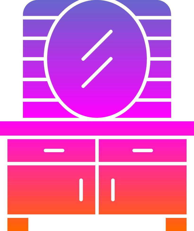 Dresser Vector Icon Design