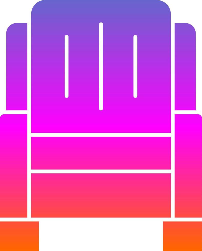 Armchair Vector Icon Design